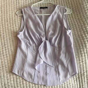 Nanette Lepore Lavender Sleeveless Blouse
